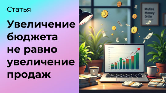 Почему увеличение бюджета не всегда равно увеличение продаж