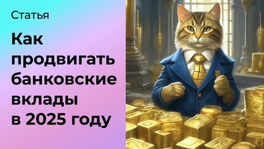 Как продвигать банковские вклады в 2025 году
