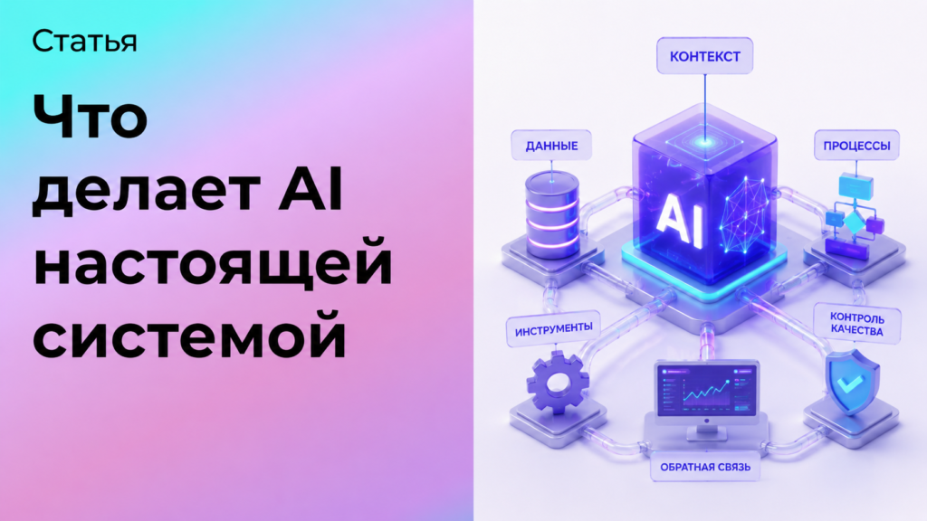 Что делает AI настоящей системой