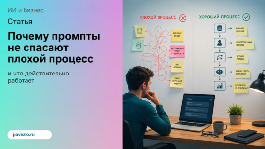 Почему промпты не спасают плохой процесс