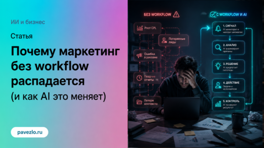 Почему маркетинг без workflow распадается (и как AI это меняет)