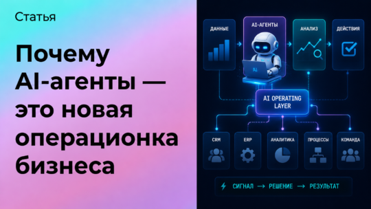 Почему AI-агенты — это новая операционка бизнеса