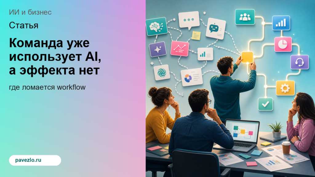 Что делать, если команда уже использует AI, а системного эффекта нет