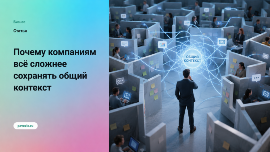 Почему компаниям всё сложнее сохранять общий контекст
