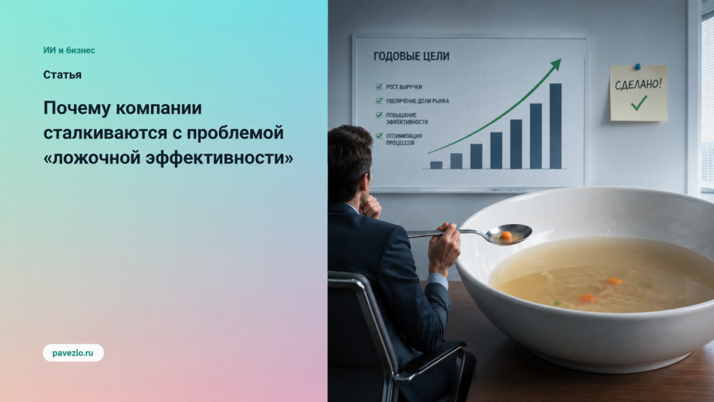 Почему компании сталкиваются с проблемой «ложочной эффективности»