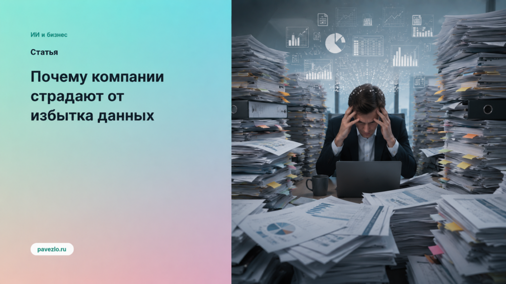 Почему компании страдают от избытка данных