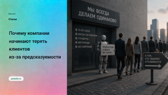 Почему компании теряют клиентов из-за предсказуемости