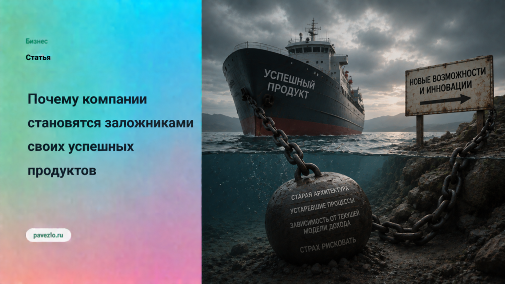 Почему компании становятся заложниками своих успешных продуктов