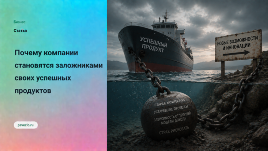 Почему компании становятся заложниками своих успешных продуктов