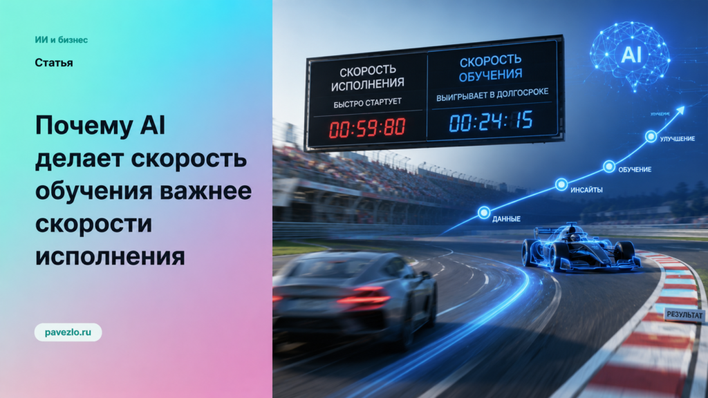 Почему AI делает скорость обучения важнее скорости исполнения