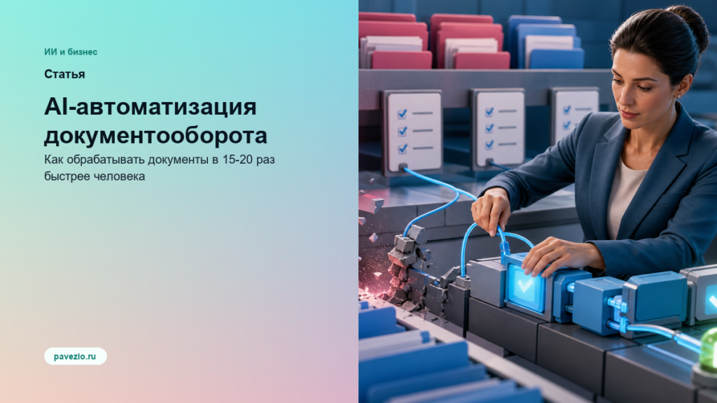 Обложка статьи: AI-автоматизация документооборота