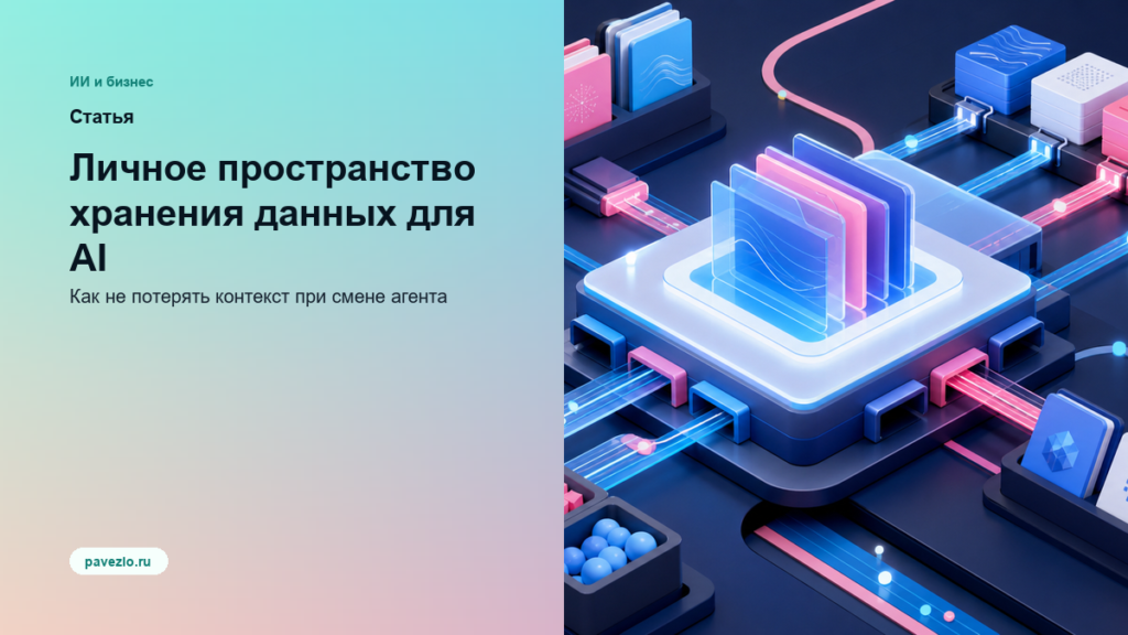 Личное пространство хранения данных для AI: как не потерять контекст при смене агента