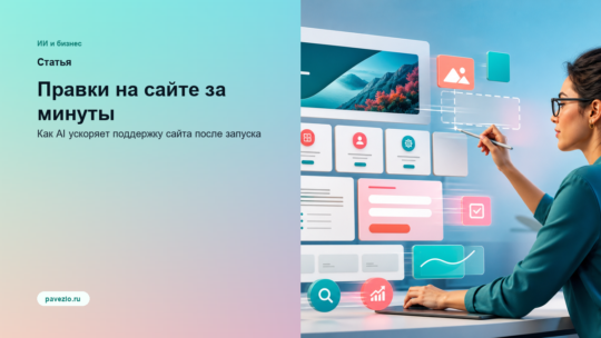 Правки на сайте за минуты: как AI меняет поддержку сайта после запуска