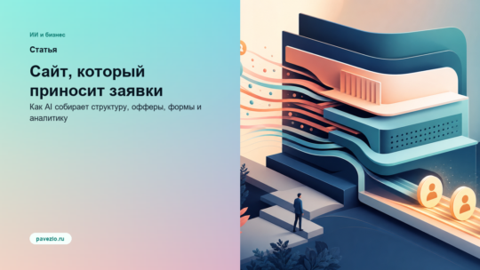Сайт, который приносит заявки: как AI помогает собрать структуру, офферы, формы и аналитику