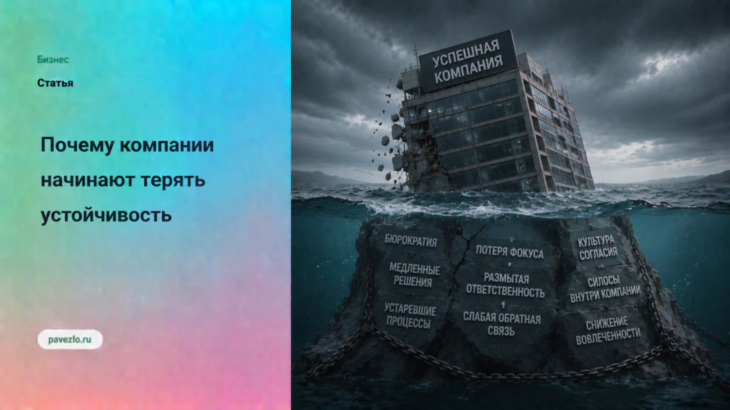 Почему компании теряют устойчивость