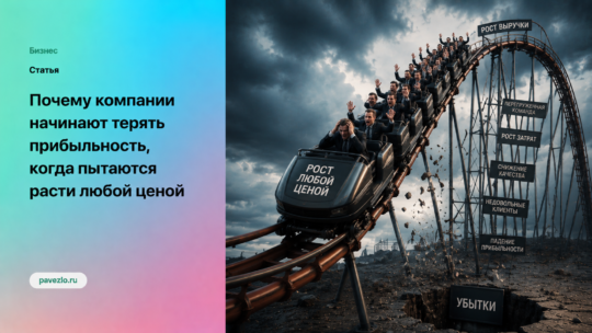 Почему компании теряют прибыль, когда пытаются расти любой ценой