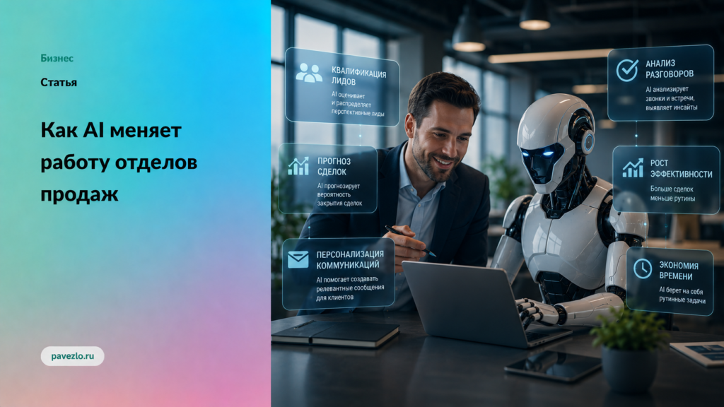 Как AI меняет работу отделов продаж