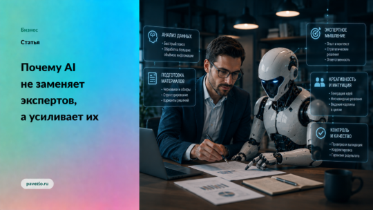 Почему AI не заменяет экспертов, а усиливает их