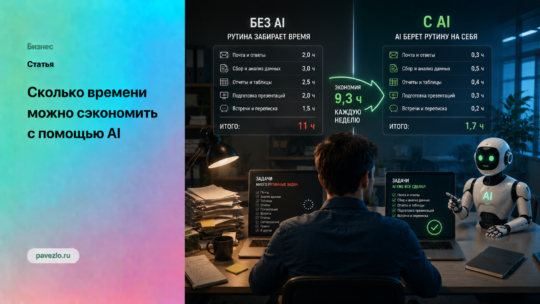 Сколько времени можно сэкономить с помощью AI: реальные примеры из бизнеса