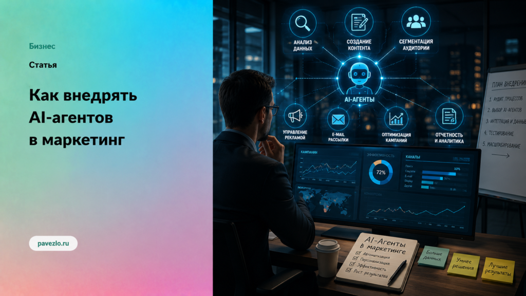 Как внедрять AI-агентов в маркетинг