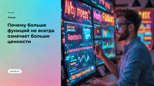 Почему больше функций не всегда означает больше ценности