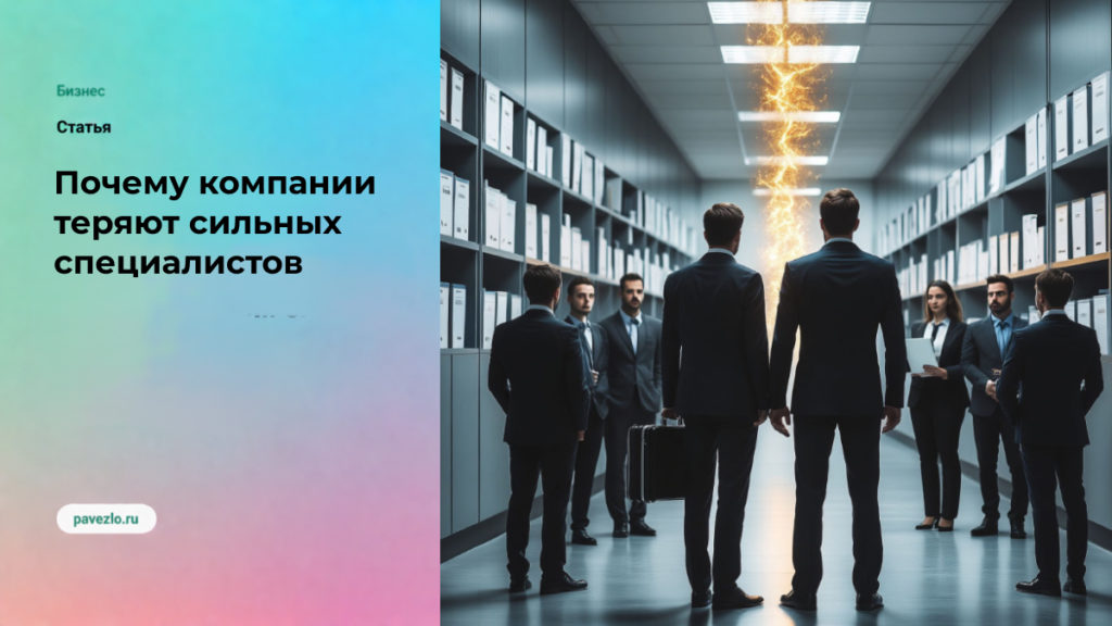 Почему компании теряют сильных специалистов