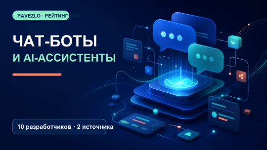 Рейтинг разработчиков чат-ботов и AI-ассистентов 2026