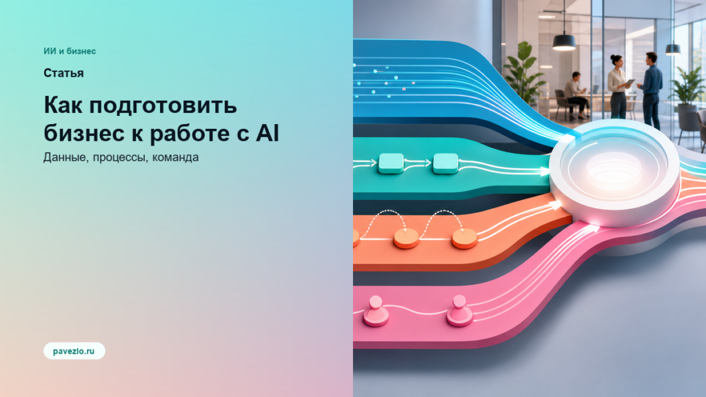 Обложка статьи: Как подготовить бизнес к работе с AI