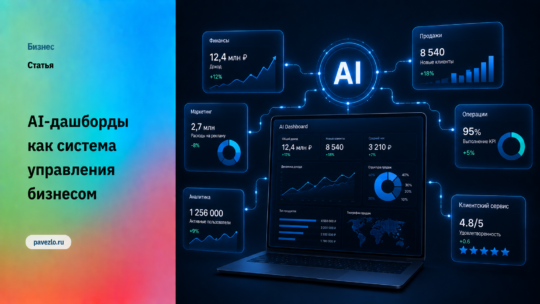 AI-дашборды как система управления бизнесом
