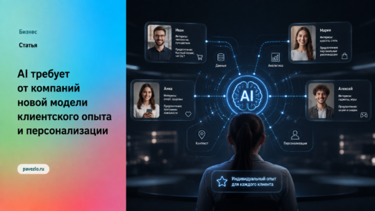 Почему AI требует от компаний новой модели клиентского опыта и персонализации