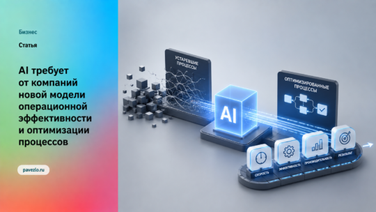Почему AI меняет подход к операционной эффективности бизнеса