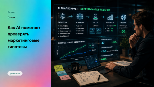 Как AI помогает проверять маркетинговые гипотезы