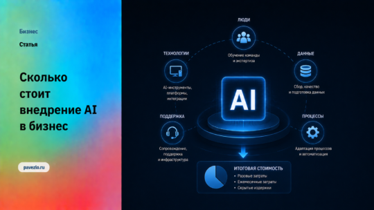 Сколько стоит внедрение AI в бизнес
