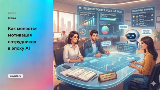 Как меняется мотивация сотрудников в эпоху AI