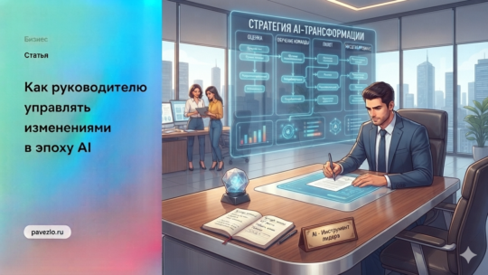 Как руководителю управлять изменениями в эпоху AI