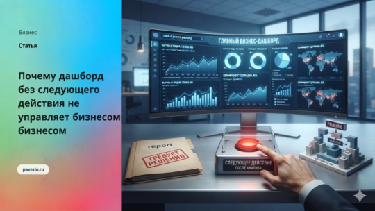 Почему дашборд без следующего действия не управляет бизнесом