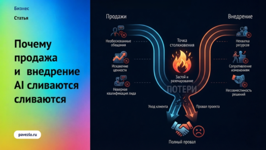 Почему продажа и внедрение AI сливаются