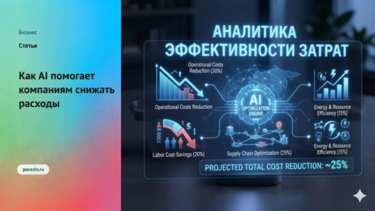 Как AI помогает компаниям снижать расходы без потери качества работы