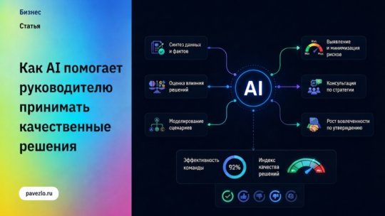 Как AI помогает руководителю принимать качественные решения