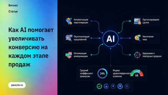 Как AI помогает увеличивать конверсию на каждом этапе продаж