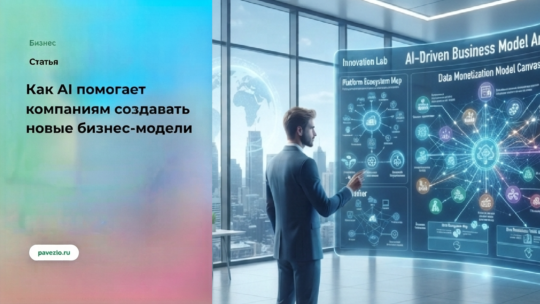 Как AI помогает компаниям создавать новые бизнес-модели