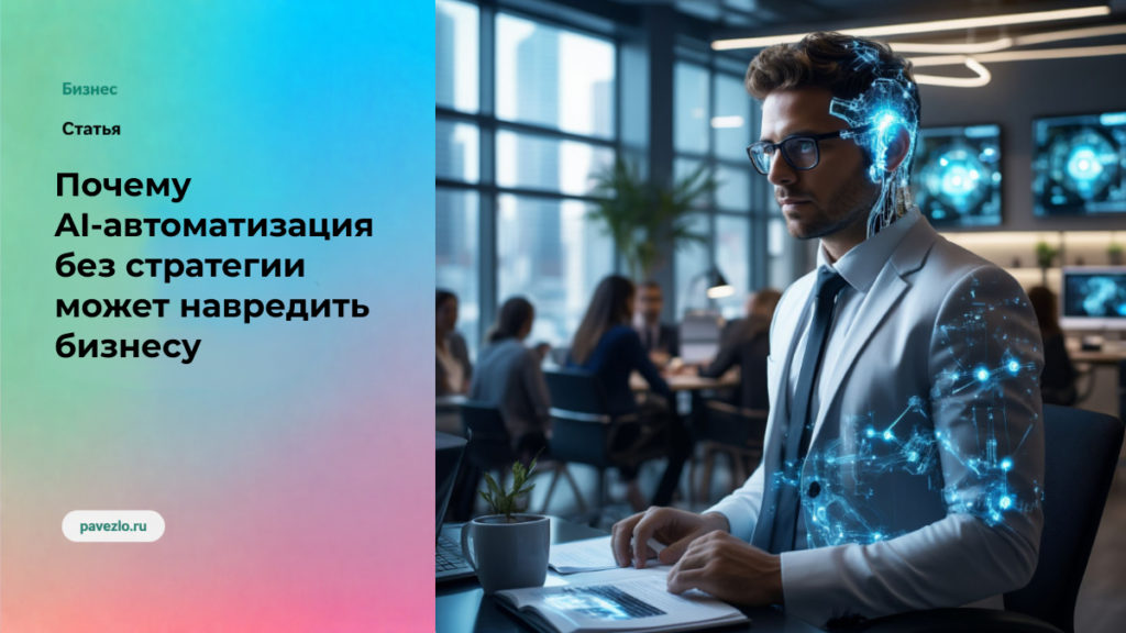 Почему AI-автоматизация без стратегии может навредить бизнесу