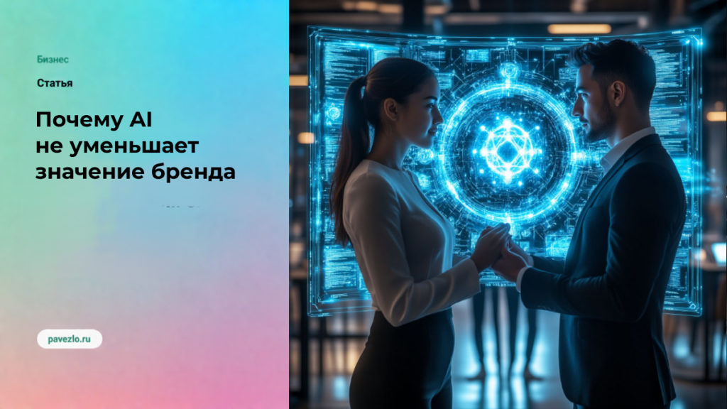 Почему AI не уменьшает значение бренда