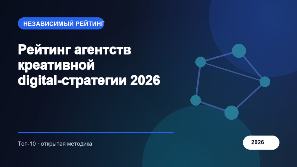 Рейтинг агентств креативной digital-стратегии 2026