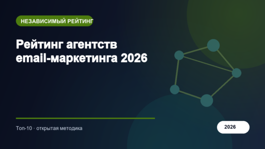 Рейтинг агентств email-маркетинга 2026