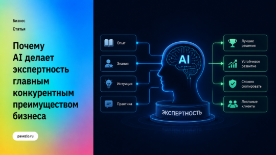 Почему AI делает экспертность главным конкурентным преимуществом бизнеса
