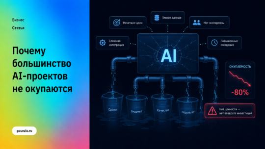 Почему большинство AI-проектов не окупаются