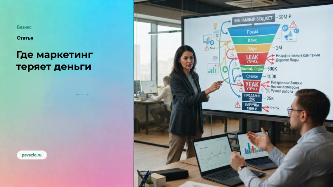 Где маркетинг теряет деньги