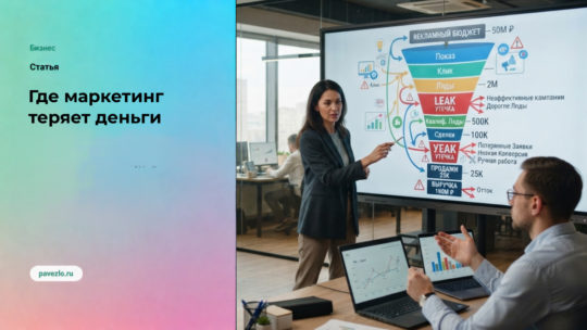 Где маркетинг теряет деньги