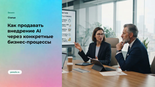 Как продавать внедрение AI через конкретные бизнес-процессы
